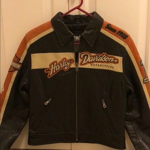 Leather Harley Davidson ladies jacket